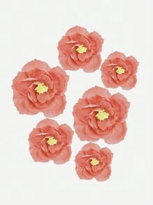 3Pcs Tissue Paper Flowers Decoration Paper Artificial Flower Supplies For Party Decoration, Wedding Decoration, Background Wall, Room Decoration, Bridal Shower,Christmas