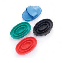 Lincoln Rubber Curry Comb (Blue) - Cadet Blue - View 1