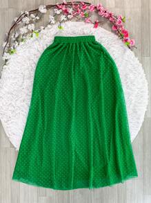 Women Skirts - 綠色 - 查看 1