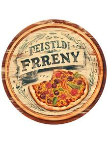 1 Bảng Hiệu Kim Loại Nhôm Tròn 20Cm/30Cm Cổ Điển, Trang Trí Tường Sáng Tạo Cho Cửa Hàng Pizza, Phòng Khách, Nhà Hàng, Phòng Ngủ, Quán Cà Phê, Cửa Hàng, Áp Phích, Mảng Bám, Bức Tranh Tường - Nhiều màu - Xem 20