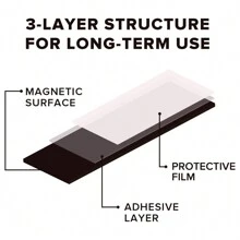 20 Blatt selbstklebende Magnetfolien mit Klebfläche, 16 mil, 50 x 89 mm, flexible Magnetfolien mit Selbstklebeband, für Visitenkarten, Bildmagnete, Bastelarbeiten, Magnete, Schulbedarf und Rückkehr zur Schule