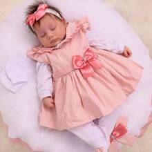 Baby Girls Rompers - Rusty Rose - View 9