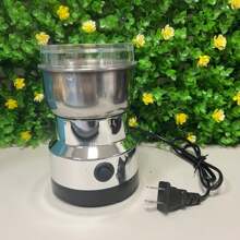 MOLINO PULVERIZADOR ELECTRICO DE CUATRO CUCHILLAS PARA CAFE - Gris Claro - Ver 2