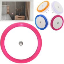 Luminária Rosa Infantil Luz Noturna Led Quarto De Criança - Vermelho e Branco - Visão 1