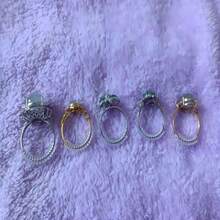 Jewelry Accessory Silicone Ring Size Adjuster, 4 Sizes Fit Different Ring Width, 4pcs/Set - White - View 3