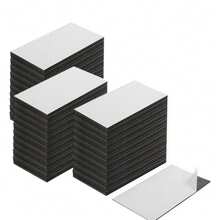 20 Blatt selbstklebende Magnetfolien mit Klebfläche, 16 mil, 50 x 89 mm, flexible Magnetfolien mit Selbstklebeband, für Visitenkarten, Bildmagnete, Bastelarbeiten, Magnete, Schulbedarf und Rückkehr zur Schule