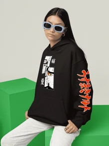 Men Sweatshirts - 黑色 - 查看 4