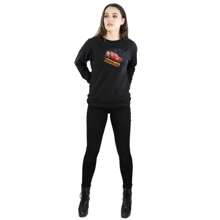 Disney Sudadera para mujeres / señoras con el rayo Mcqueen de Cars (Negro)