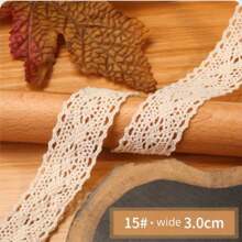 10M Spitzenband mit Spitzenkante, Bekleidungsstoff für Dekorationen, Handarbeit DIY Spitzenborte, Weihnachten Valentinstag