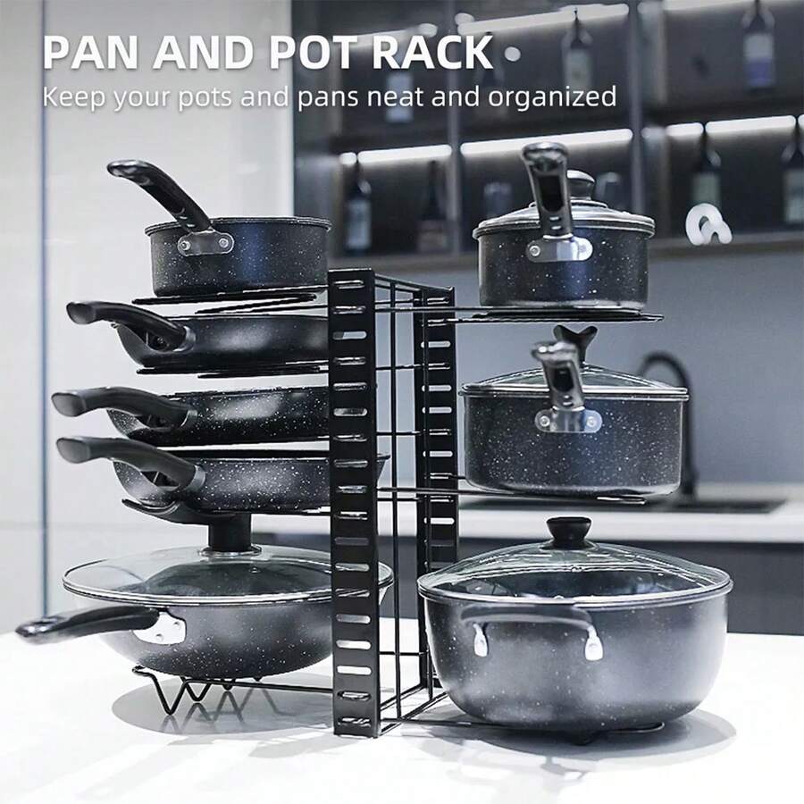Pot Racks - Black - View 1
