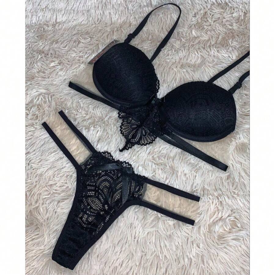 Women Bra & Panty Sets - màu đen - Xem 1