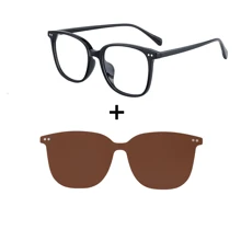 3-In-1 Magnetic Interchangeable Clip-On Fashion Glasses, All-Day All-Night Driving Glasses - A - View 19