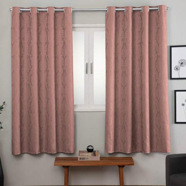 Cortina Jacquard Quarto ou Sala 2,80 x 1,70 Semi Blackout