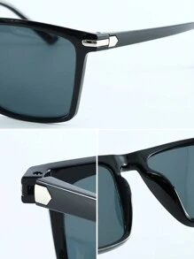 1 Peça Óculos de Sol Quadrados de Plástico com Proteção UV da Moda para Homens, para Uso Externo, Praia, Festa, Montanhismo, Rua, Snapshots, Acessórios para Férias na Praia Tropical, Praia, Férias, Viagens