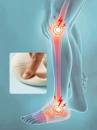 QKC 1 Pair Of Anti-Wear Heel Pads, Anti-Pain And Anti-Crack Silicone Cushioning Heel Covers,  Heel Protectors For Sports And Casual Shoes Women Men Sneakers Shoes