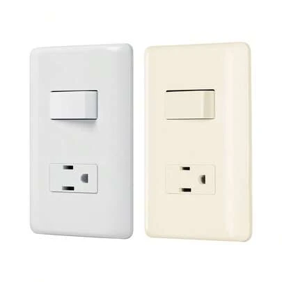 Placa armada contacto e interruptor sencillo, Volteck Basic
