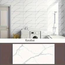 1入組（30cm x 60cm）自粘式瓷磚貼紙，適用於廚房/浴室防水牆面裝飾和翻新，具有防水、防霉和防污等功能進行美化 - 彩色 - 查看 9