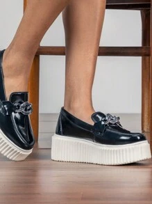 Women Wedges & Flatform - màu đen - Xem 3