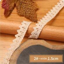 10M Spitzenband mit Spitzenkante, Bekleidungsstoff für Dekorationen, Handarbeit DIY Spitzenborte, Weihnachten Valentinstag