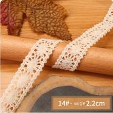 10M Spitzenband mit Spitzenkante, Bekleidungsstoff für Dekorationen, Handarbeit DIY Spitzenborte, Weihnachten Valentinstag