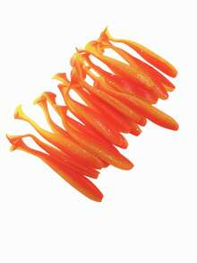 40pcs Multi-Color T-Tail Soft Lures, 5.5cm & 7cm Two Sizes, Bionic Small Fish Artificial Bait, Freshwater & Saltwater Fishing, Suitable For Amur, Bass, Mandarin Fish - Multicolor - View 6