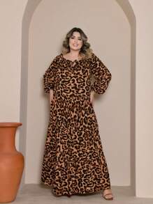 Plus Size Dresses - Multicolor - View 1