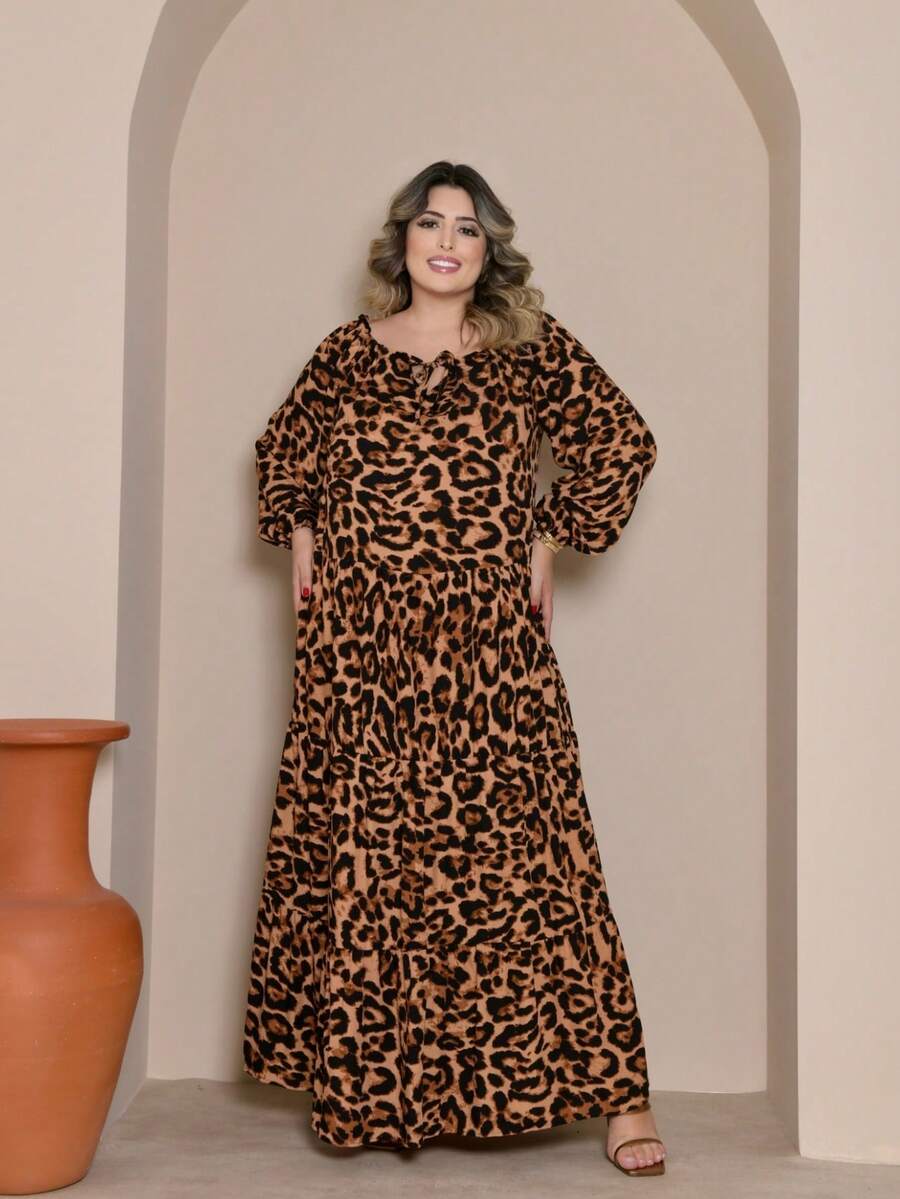 Plus Size Dresses - Multicolor - View 1