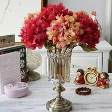 1/3 Hoa Nhân Tạo Hoa Cẩm Tú Cầu Bằng Tơ Cô Dâu Cầm Bó Hoa Quà Tặng Ngày Của Mẹ Cây giả để trang trí mùa thu Bình hoa cưới cho phòng ăn tại nhà Trang trí phòng ngủ, đạo cụ chụp ảnh Lễ hội Phụ kiện tiệc sinh nhật, Trang trí sân vườn ngoài trời - Bó hoa cẩm tú cầu-Nhiều màu - Xem 9