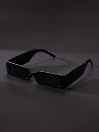 1 st. moderiktiga små bågar i svart Y2K-stil för män, lämpliga för sommar, strandfotografering för sommarstrandsemester, utomhus, resor