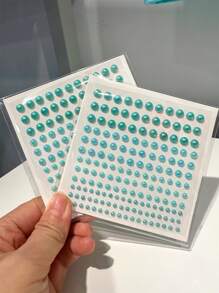 Sexy Glam Up Your Look With These 3D Rhinestone Eye & Face DecorativeDrill Stickers! Halloween - Multicolor - View 14