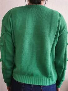 Women Cardigans - Verde - Ver 2