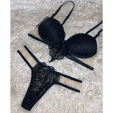 Women Bra & Panty Sets - màu đen - Xem 2