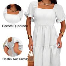 Women Dresses - 白色 - 查看 5