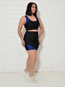 Women Sports Sets - Màu xanh lam - Xem 5