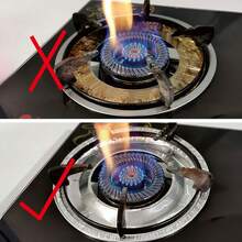 10 Pcs Electric Stove Burner Covers Disposable Stove Top Aluminum Foil Bib Liners, To Keep Kitchen Range Clean From Oil And Food Drips, Stock Your Home - White - View 6