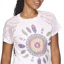 Women T-Shirts - 白色 - 查看 2
