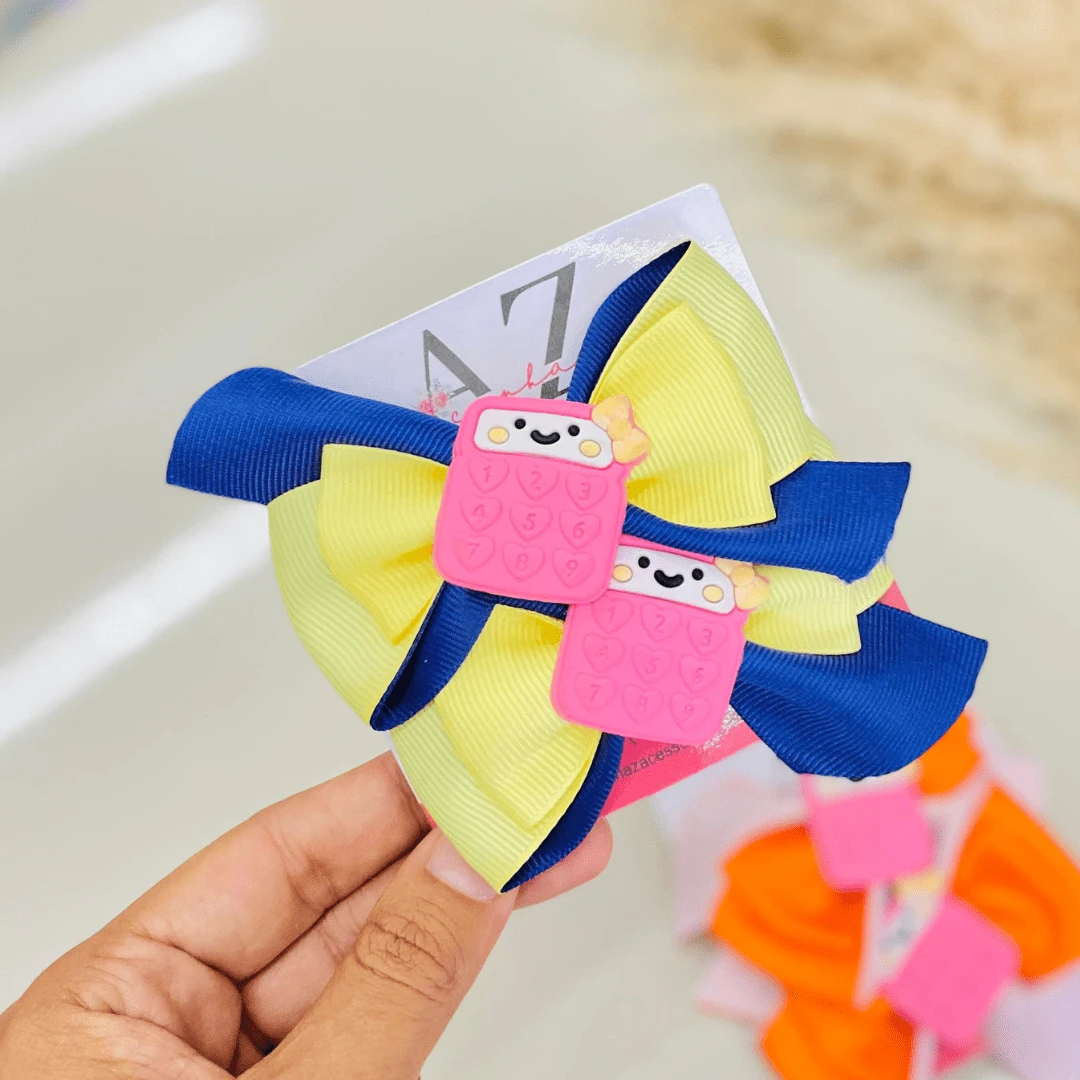 Kids Hair Accessories - 黃色 - 查看 1