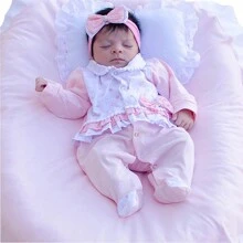 Baby Girls Rompers - Màu Hồng baby - Xem 6