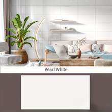 1入組（30cm x 60cm）自粘式瓷磚貼紙，適用於廚房/浴室防水牆面裝飾和翻新，具有防水、防霉和防污等功能進行美化 - 彩色 - 查看 8