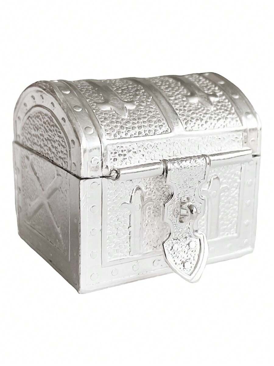 Cofre Para Arras Matrimoniales Boda Plata Fina Ley .950 - Multicolor - Ver 1