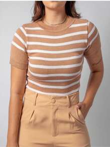 Women Sweaters - Khaki - View 2