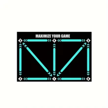 Durable Non Slip, Foldable Adult Dribbling Training Mat, For Football Training Indoor And Outdoor - Black - View 5