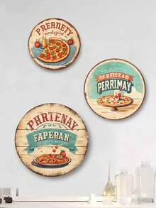 1 Bảng Hiệu Kim Loại Nhôm Tròn 20Cm/30Cm Cổ Điển, Trang Trí Tường Sáng Tạo Cho Cửa Hàng Pizza, Phòng Khách, Nhà Hàng, Phòng Ngủ, Quán Cà Phê, Cửa Hàng, Áp Phích, Mảng Bám, Bức Tranh Tường - Nhiều màu - Xem 4