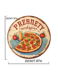 1 Bảng Hiệu Kim Loại Nhôm Tròn 20Cm/30Cm Cổ Điển, Trang Trí Tường Sáng Tạo Cho Cửa Hàng Pizza, Phòng Khách, Nhà Hàng, Phòng Ngủ, Quán Cà Phê, Cửa Hàng, Áp Phích, Mảng Bám, Bức Tranh Tường - Nhiều màu - Xem 5