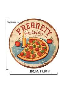 1 Bảng Hiệu Kim Loại Nhôm Tròn 20Cm/30Cm Cổ Điển, Trang Trí Tường Sáng Tạo Cho Cửa Hàng Pizza, Phòng Khách, Nhà Hàng, Phòng Ngủ, Quán Cà Phê, Cửa Hàng, Áp Phích, Mảng Bám, Bức Tranh Tường - Nhiều màu - Xem 6