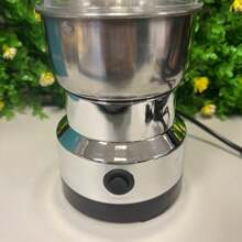 MOLINO PULVERIZADOR ELECTRICO DE CUATRO CUCHILLAS PARA CAFE - Gris Claro - Ver 4