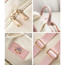 Modern Backpack For Urban Adventures, School Backpack - Beige - View 7