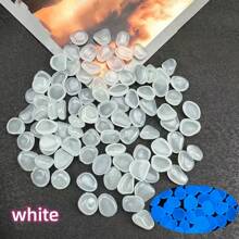 102pcs Dark Glow In The Dark Pebbles,Luminous Stones For Garden Walkways Flower Bed Ornaments Fish Tank Pathway Decorations (0.8*1cm) - Multicolor - View 19
