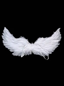 1pc Angel Demon Feather Wings Personalized Costume Prop, Suitable For Holidays, Performances, Cosplay Halloween Halloween Accessories