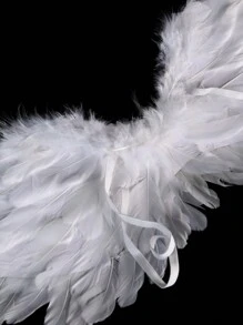 1pc Angel Demon Feather Wings Personalized Costume Prop, Suitable For Holidays, Performances, Cosplay Halloween Halloween Accessories